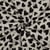 Tissu Toile Polycoton canvas enduit aspect lin Coeurs Noir sur fond Naturel