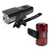 Kit d’éclairage USB ZEFAL Supervision - Réf 121000 - Noir - 200+150 lumens AV/AR