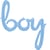 Ballon en aluminium - Boy - Amscan 