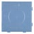 Plaque carrée pour perles Hama  - 14x14 cm  - Transparente - 841 picots