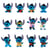 Mini figurine Enesco - Lilo et Stitch - Stitch Elvis - Modèles aléatoires - Vendu à l'unité