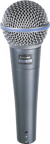 Shure Beta 58A - Microphone pour voix dynamique supercardioïde 