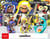 Figurine amiibo Splatoon 3 - Octaling (Bleu) + Inkling (Jaune) + Salmioche