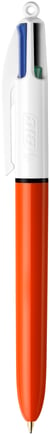 Stylo bille 4 couleurs BIC - Original - Bleu, rouge, vert, noir - Pointe fine