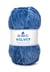 Pelote de fil à tricoter 100 % polyester - DMC - Velvet - Bleu 008