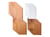 Lot de 24 feuilles transfert Foil Cricut™ - Or rose - 10,1 x 15,2 cm