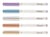 Lot de 5 stylos métalliques Cricut™ - Couleurs assorties - Pointe moyenne