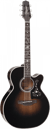 Takamine EF450C-TT-BB - Guitare électro-acoustique - Auditorium Cutaway - Black Burst