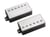 CC HS - SET MICROS HUMBUCKER CLASSIC ALUMINIUM BROSSÉ