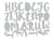 Die Alphabet Majuscule