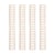4 anneaux de reliure rose doré 1,58 cm - We R