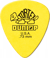 Lot de 12 médiators 0,73 mm Dunlop Tortex 418P73 - jaune 