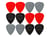 Dunlop Delrin 500 Prime Grip - Médiators pour guitare - 324 pièces