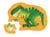 Puzzle 12 pièces - Dinosaure - Crocodile Creek
