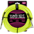 Ernie Ball EEB 6080 - Câble instrument gaine tissée - 3 mètres, jaune fluo