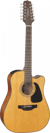 Takamine GD30CE - Guitare folk électroacoustique 12 cordes - Dreadnought - Natural 