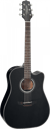 Takamine GD30CE - Guitare folk électroacoustique - Dreadnought cutaway - Black