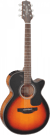 Takamine GF30CE - Guitare folk électroacoustique - Concert cutaway - Brown Sunburst