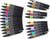 Mallette de 24 feutres marqueurs alcool double pointe - Winsor & Newton - ProMarker /BrushMarker/MetallicMarket/NeonMarker
