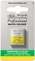 1/2 godet - Peinture aquarelle Winsor & Newton - Jaune pâle sans Cadmium n°907 - Extra fine - Opaque