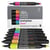 Lot de 6 marqueurs alcool pointe fine et large - Winsor & Newton - Couleurs assorties - Promaker Neon