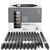 Lot de 12 marqueurs alcool BrushMarker - Winsor & Newton - Tons gris