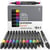 Lot de 12 marqueurs alcool BrushMarker - Winsor & Newton - Tons vibrants