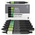 Lot de 6 marqueurs alcool à double pointe - Tons vert - ProMarker - large/fin - Winsor & Newton
