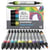 Lot de 12 marqueurs d'aquarelle pointe double pointe fine - Winsor & Newton - Couleurs assorties - Promarker Watercolor