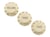 Fender - boutons Stratocaster Road worn Blanc ancien