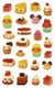 8 planches stickers - Cooky - 7.5x12 cm