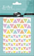 Gommettes colorées triangles  - Initial