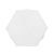 Plaque hexagonale pour perles HAMA - 5 mm - blanche