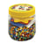Pot de perles mix et plaques Hama - 5 mm - multicolores - 4000 perles