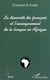La diversité du français et l'enseignement de la langue en Afrique