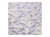 Papier Mahé - 30x30cm - feuillages rose or