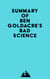 Summary of Ben Goldacre's Bad Science