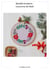 Modèle broderie : Couronne de Noël