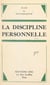La discipline personnelle