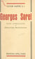 Georges Sorel - Élites syndicalistes et révolution prolétarienne