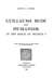 Guillaume Budé and Humanism in the Reign of FrancisI