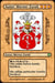 The noble Polish family Kordysz. Die adlige polnische Familie Kordysz.