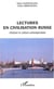 Lectures en civilisation russe - Histoire et culture contemporaine - Ouvrage  en Russe