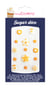 Lot de 14 décorations en sucre ScrapCooking® - Doré - 8 g