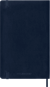 Carnet - 13 x 21 cm - Moleskine - 192 pages unies - couverture souple - bleu saphir