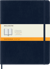 Carnet - 19 x 25 cm - Moleskine- 192 pages lignées - couverture souple - bleu saphir