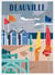 Canevas imprimé - 40 x 52 cm - Deauville