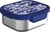 Quokka - Lunchbox acier inox - fleurs bleues