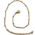 Chaîne de cheville en acier doré avec mini billes