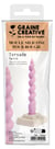 Moule à bougie Graine Créative - Chandelle torsadée - Silicone - 17 cm